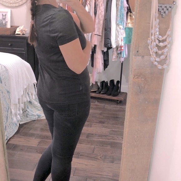 ASOS medium black sheer T-shirt - Picture 2 of 4